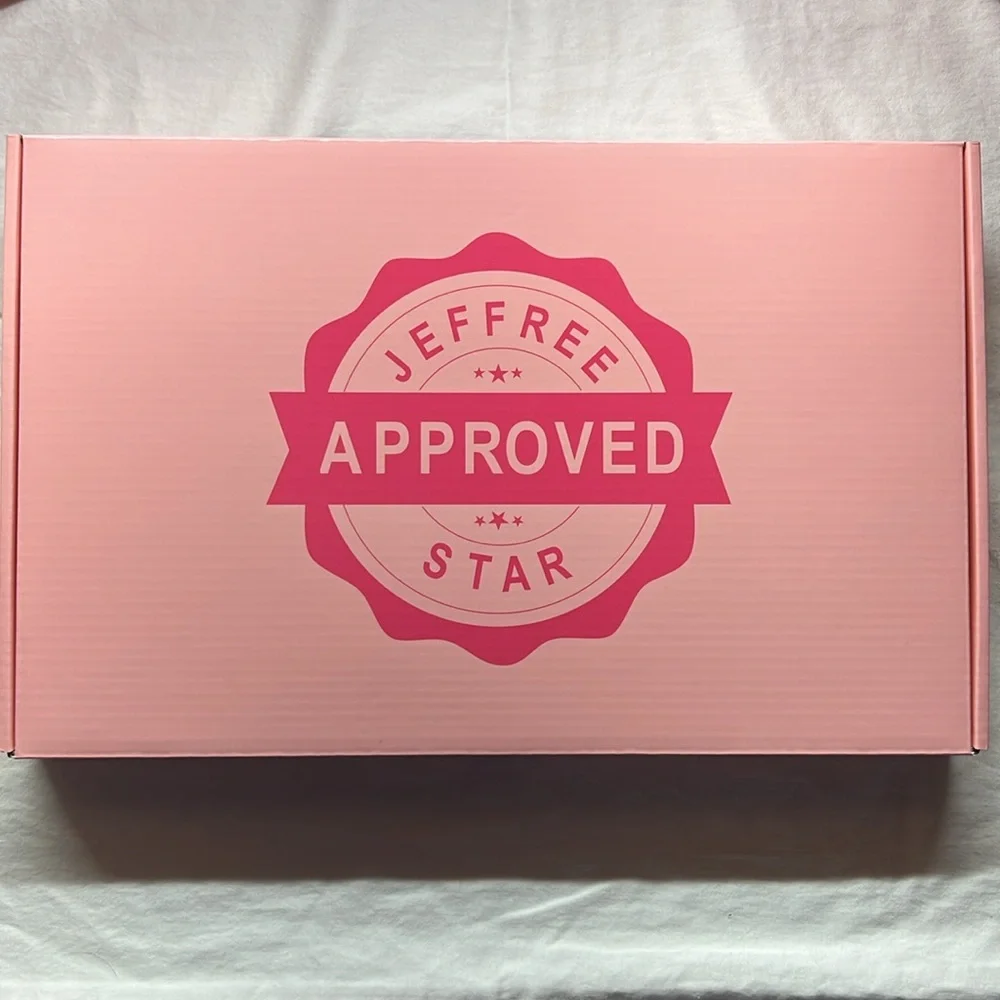 Jeffree Star Metallic Pink “Approved” stamp mirror